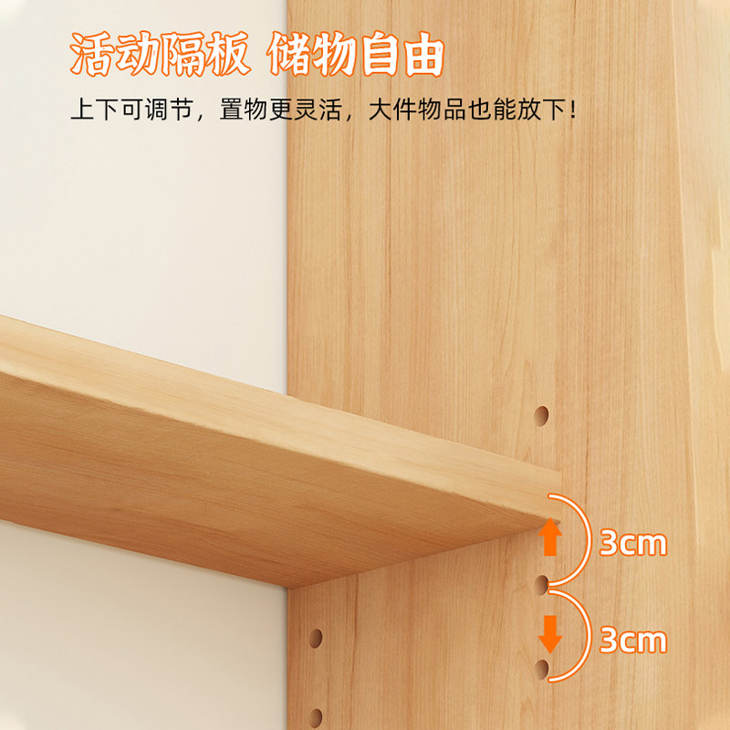 实木书架家用置物架客厅收纳储物架梯形展示架靠墙简易多层书柜