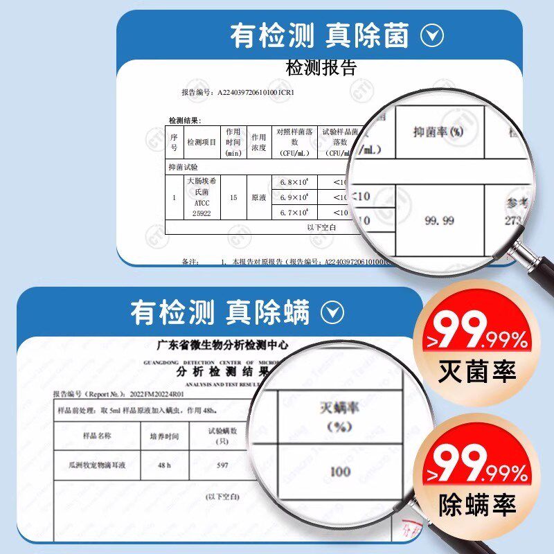 宠物滴耳液除耳螨真菌猫用狗用耳朵清洗液狗狗猫咪耳朵专用洗耳液