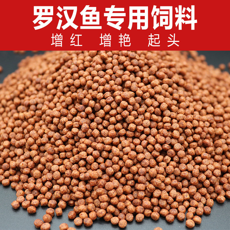 御罗堂 罗汉鱼饲料罗汉专用鱼食起头攻头增色增艳增红鱼粮食