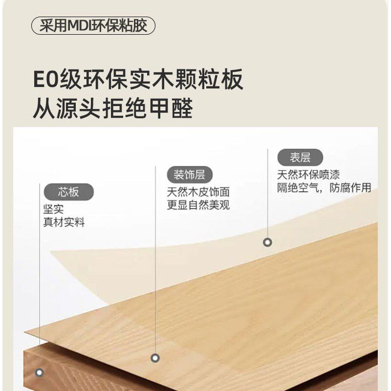 小户型儿童学生家用矮款衣柜上床下桌自由组合搭配大容量省空间