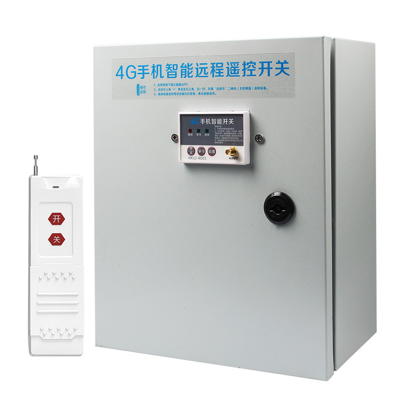 4g手机三相电机水泵风机遥控启动控制保护遥控开关380v配电箱