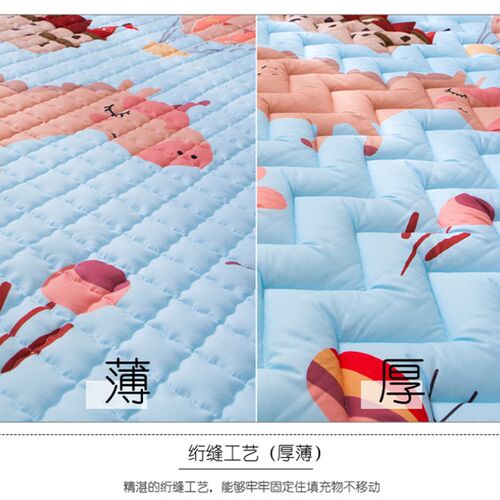 布质儿童爬行垫地垫宝宝爬爬垫加厚婴儿地毯可机洗折叠家用客厅冬