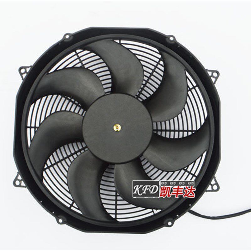 怪手工程车冷藏车16寸260W空调电风扇装载机水箱加装改装散热风扇