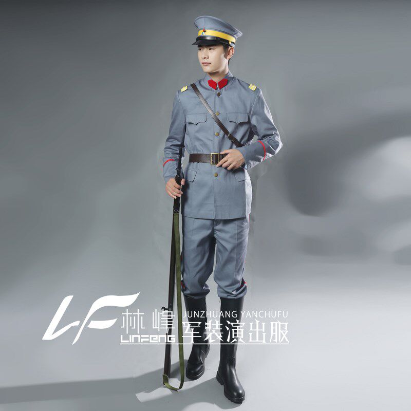 北洋皖系士兵服套装男士纯棉演出剧本杀演绎推理2023秋季新款包邮