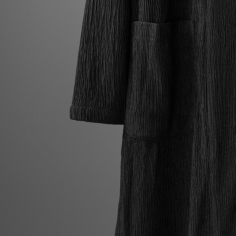 秋季中长款风衣中式禅修服对襟长袍汉服青年男士复古唐装披风外套