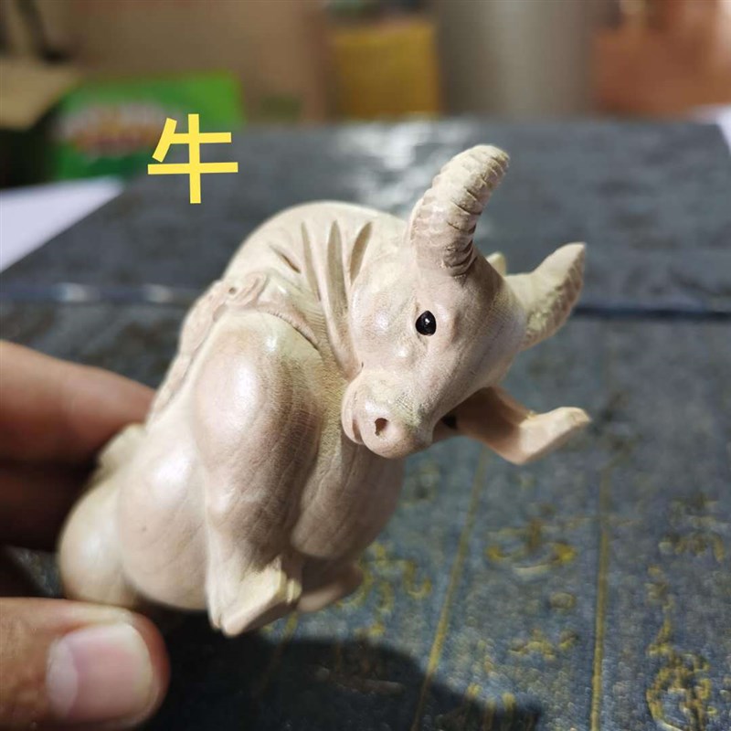 桃木12生肖手把件摆件桃木十二生肖手把件雕刻工艺挂件厂家