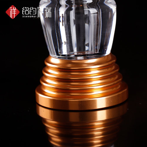 藏式大白塔舍利塔摆件 释迦文佛真身造型亚克力 噶当塔嘎当塔佛