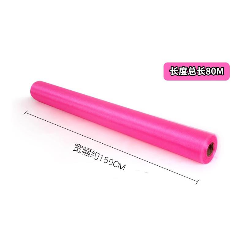 婚庆道具绢花拱门装饰纱路引拱门纱幔楼梯拉纱椅背纱双色雪纱