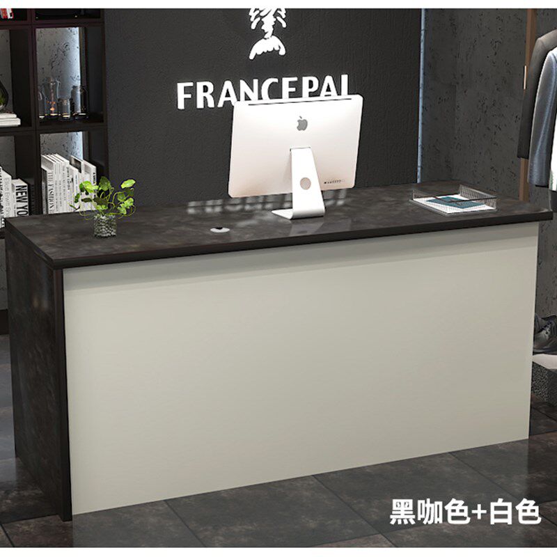 复古收银台小吧台服装店转角收银台柜台前台美发美容院接待台简约