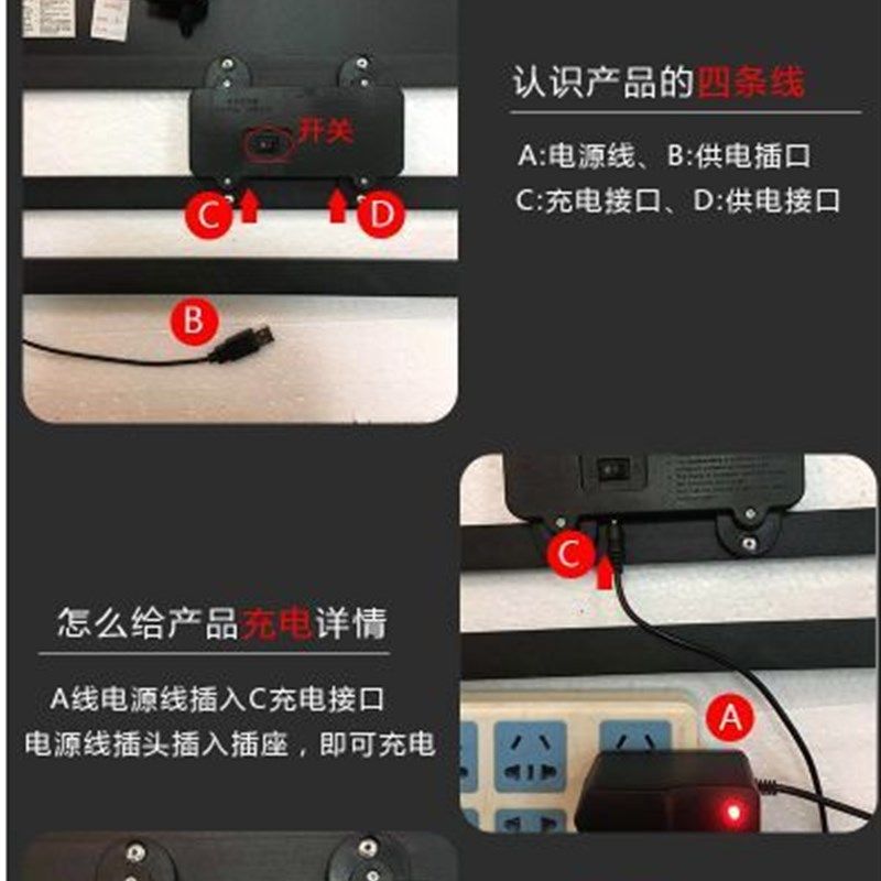 免安装支架式荧板52*100led广告牌电子发光写字黑板插电闪光屏