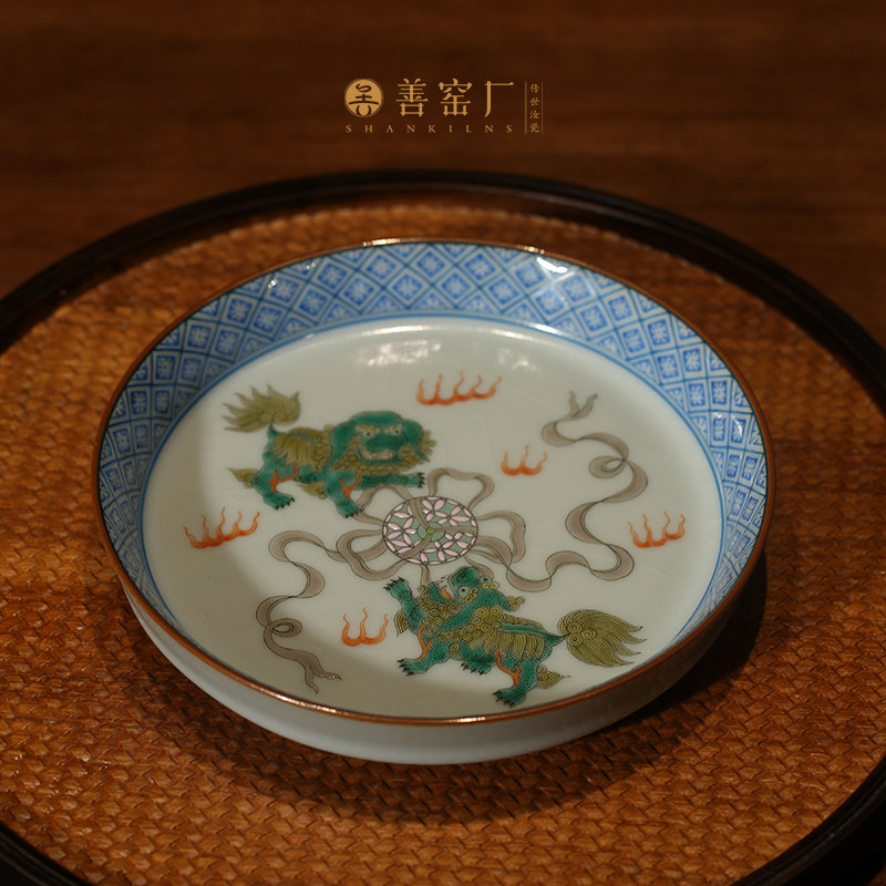 善款复古陶瓷壶承干泡台家用功夫茶具茶壶底座养壶承茶承陶瓷茶台