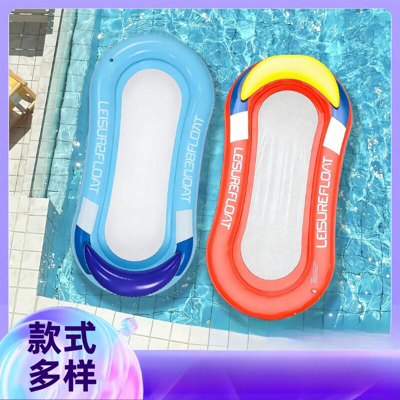游泳气垫床水上浮床可折叠靠背