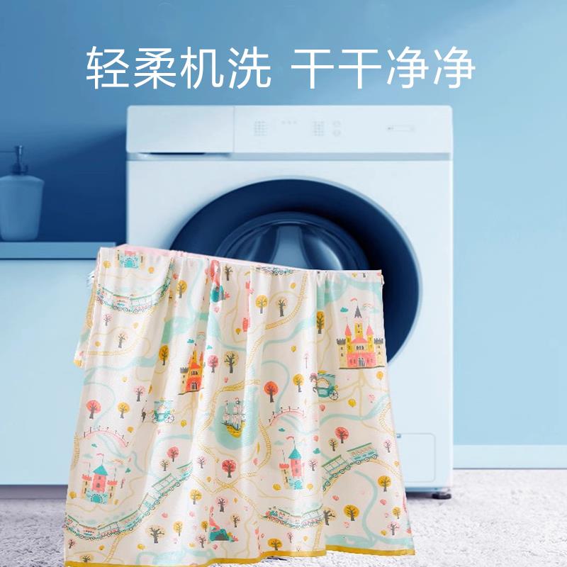 A类儿童盖毯竹纤维夏季婴儿宝宝凉感毯幼儿园午睡夏凉被薄毛毯子