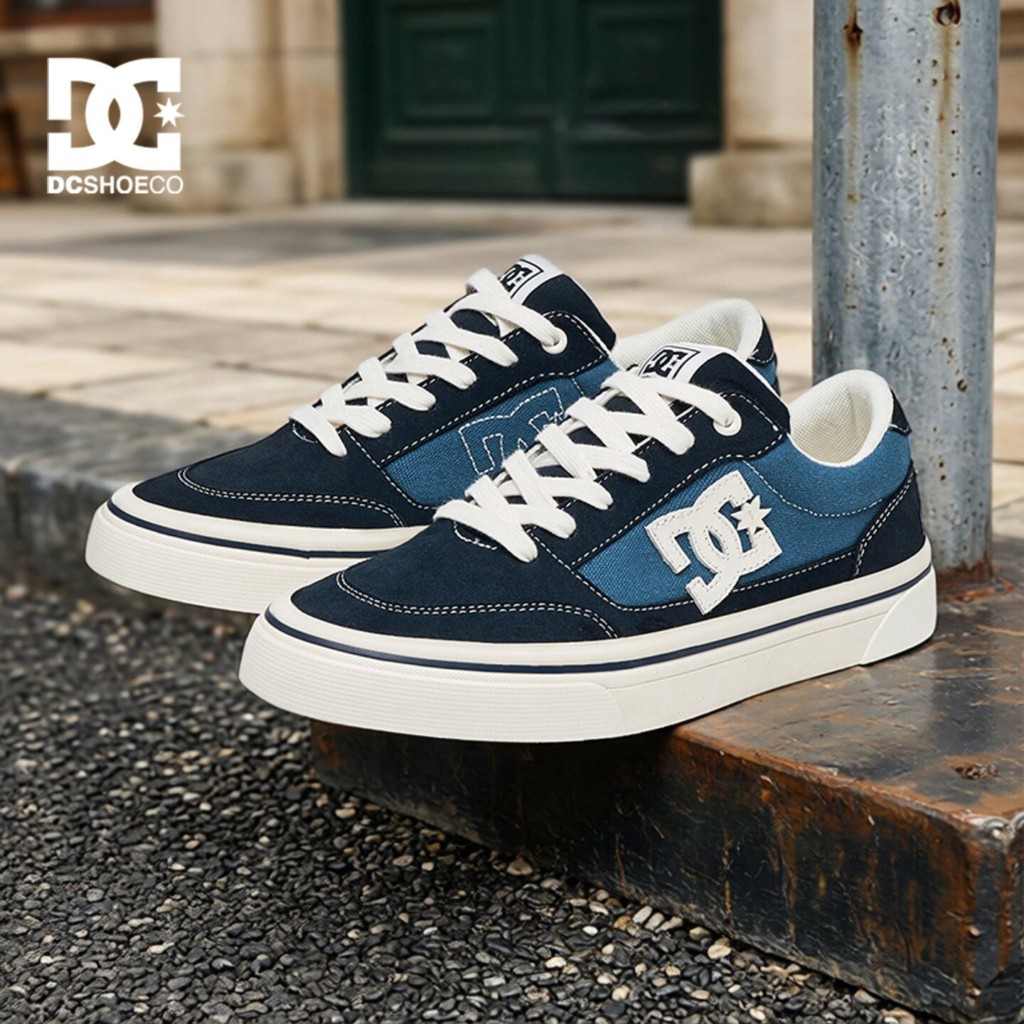 DCSHOES CANVAS2026年夏季新款低帮透气板鞋圆头帆布鞋男士休闲鞋图片