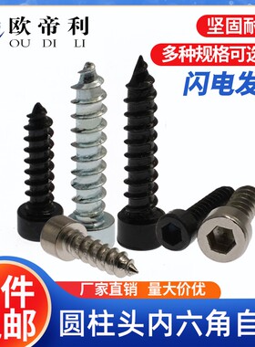 白色内六角自攻螺丝音响模型自攻螺丝钉音响螺丝钉M3M4M5M6M8