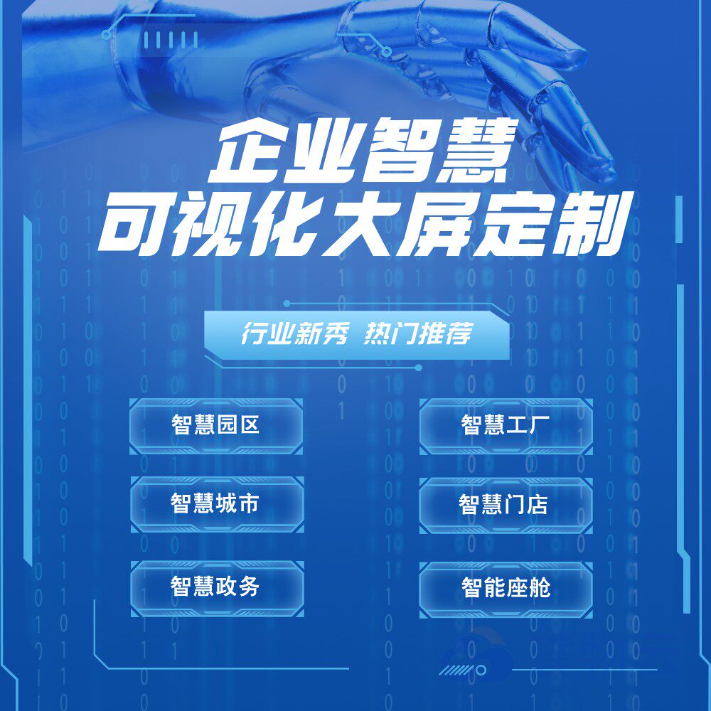 璞物云大屏可视化智慧工厂AI孪生