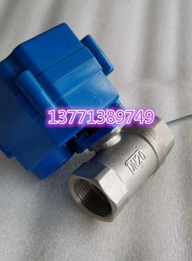 304不锈钢微型电动阀门CWX-15N CR02 DC3-6V阀体口径DN15 20 25