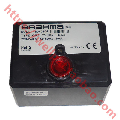 GR2 TV20S TS5S燃烧机BRAHMA控制器 燃油锅炉程控器CODE 18049105