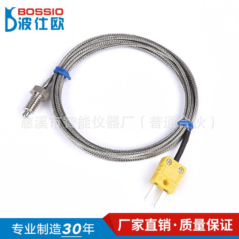 波仕欧WRNM-301温度感测器 K型表面热电偶测温仪 固定式测温监视