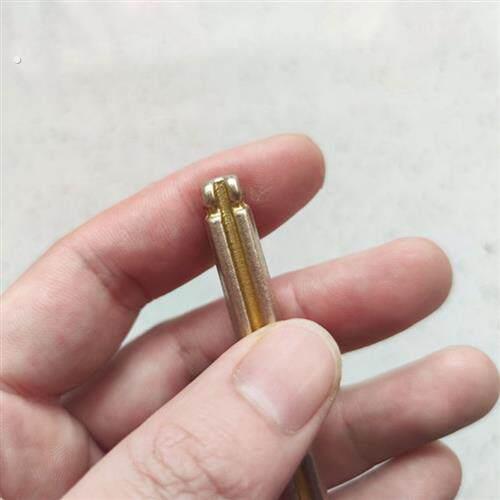 无头坠铜网脚网坠子黄铜坠传统撒网铜角子撒网脚子撒网坠子