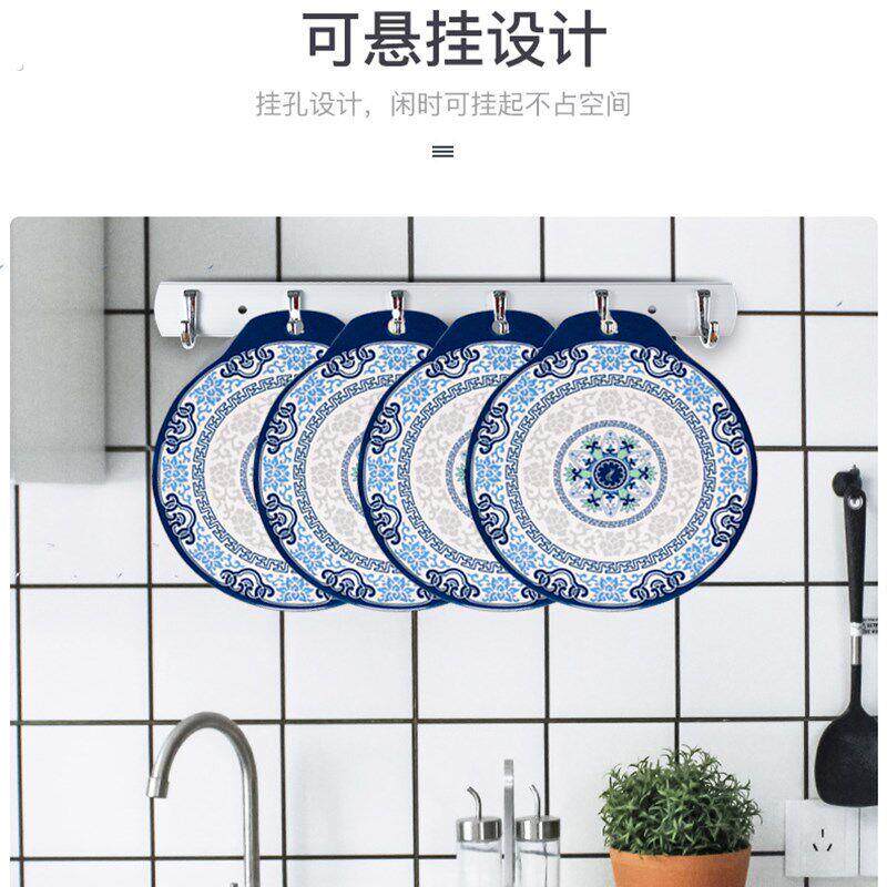 密胺仿瓷餐垫防水防烫防油锅垫隔热垫家用餐桌桌垫垫子耐高温砂锅