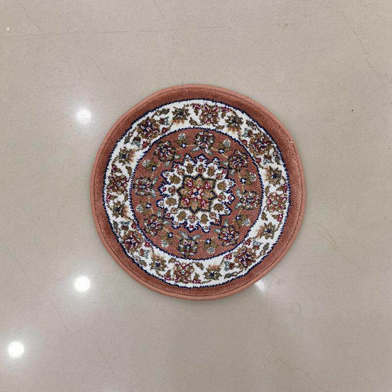 新疆地毯小正圆形丝毯垫子茶杯垫盘垫茶壶隔热垫餐盘垫装饰小丝毯