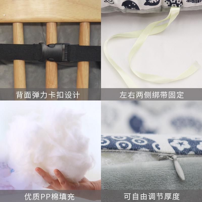 椅垫座椅靠背宿舍椅子坐垫靠垫一体屁垫办公椅垫子办公室久坐护腰