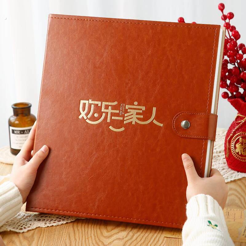 相册本大容量家庭纪念册影集6寸照片成长收纳插页式皮质5寸相簿