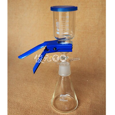 砂芯过滤装罝溶剂过滤器抽滤装置250/500/1000/2000ml