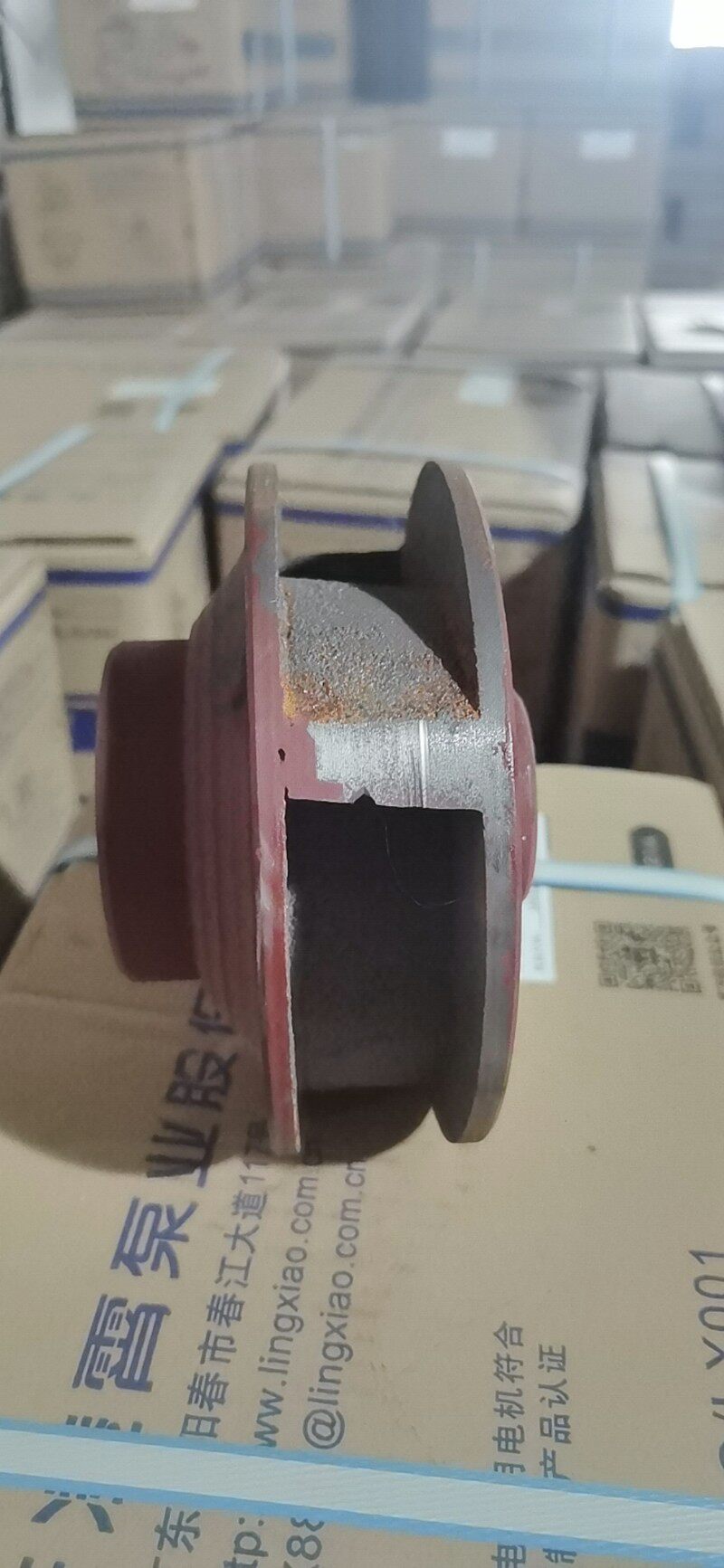 ZW无堵塞自吸排污泵污水提升水处理水叶叶轮配件铸铁电动小型水轮