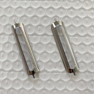平口/锯齿5.6cm不锈钢多功能削皮器刀片刮瓜果皮去皮换装加厚刀头