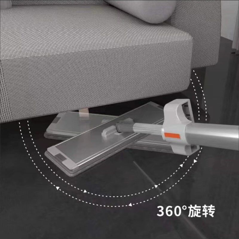 领导者免手洗平板拖把铝合金面板瓷砖木地板擦子加大懒人拖地神器