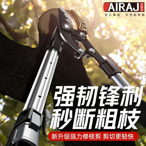 艾瑞泽树枝剪刀修枝剪果树园林强力大力剪粗枝剪园艺伸缩剪刀剪子