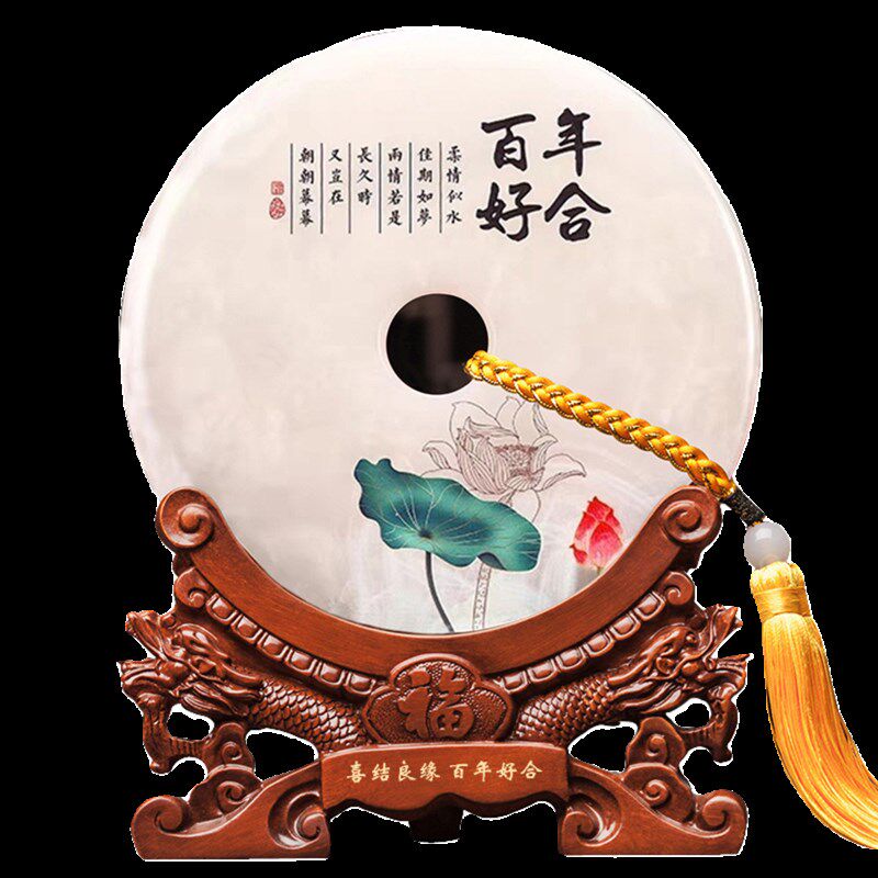 结婚礼物送新人新娘闺蜜高档结婚周年纪念日摆件百年好合中式定制