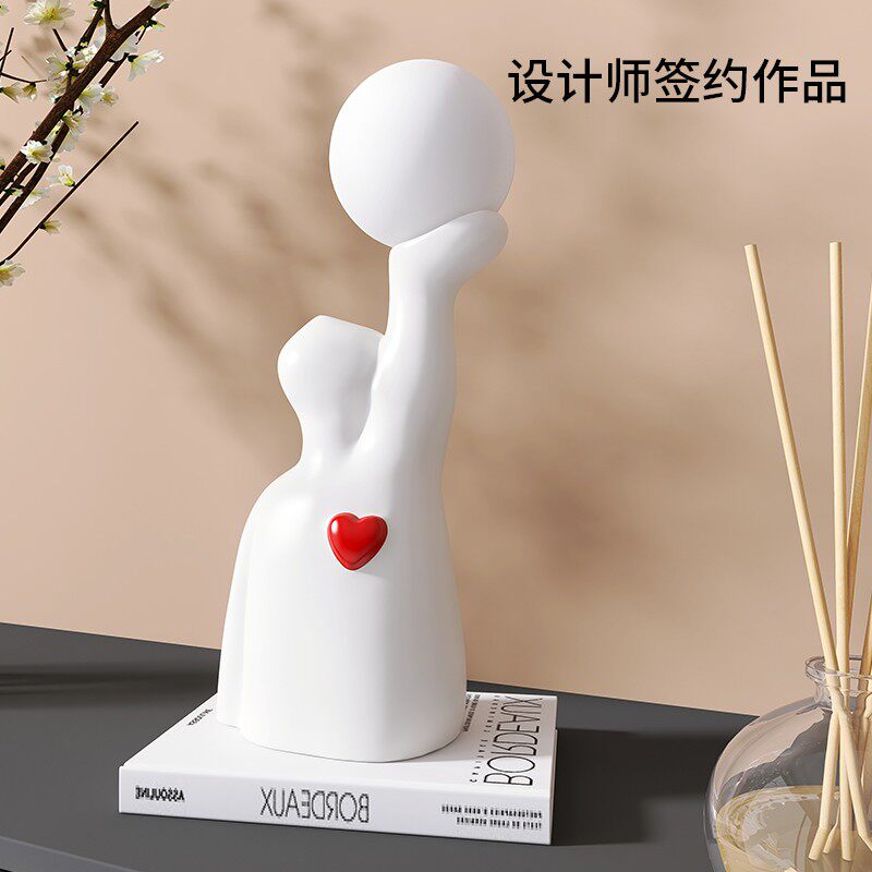 北欧简约创意摆件台灯卧室床头柜房间装饰品新婚结婚礼物生日夜灯