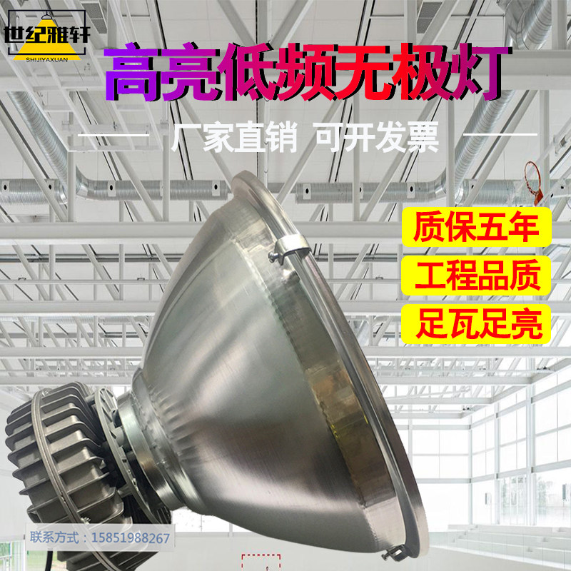 低频无极灯厂房仓库车间防爆防腐灯100w200W300W瓦羽毛球馆照明灯