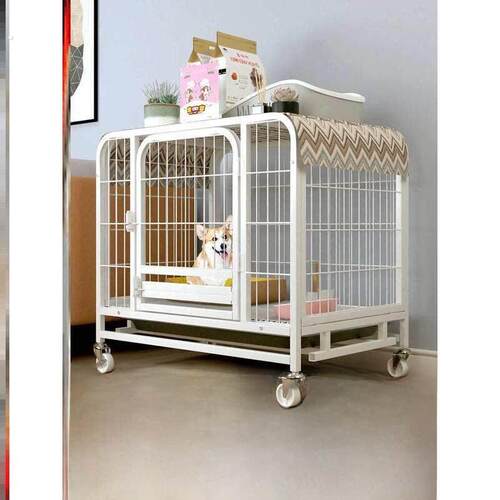 狗笼中型狗小型狗室内犬舍与厕所泰迪柯基狗屋大型狗宠物围栏