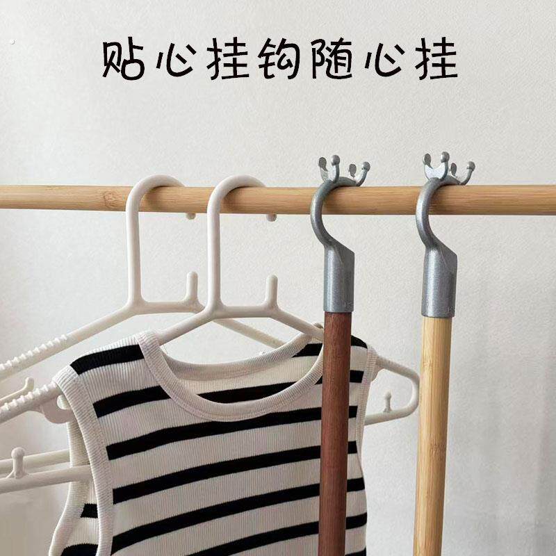 实木加长楠竹晾衣杆一体家用超长晾衣丫叉木质挑衣杆晾衣服撑杆