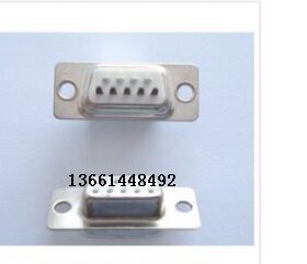 实体店 DB9母头 白胶 传统 DB头9P 环保 串口VGA 焊线