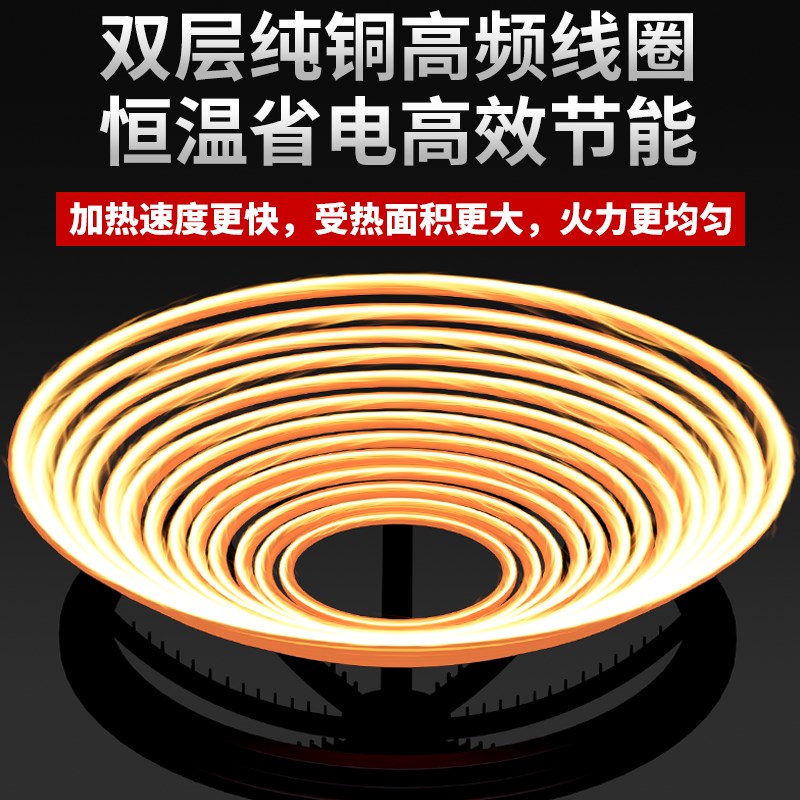 商用电磁炉食堂大锅灶15KW电磁灶电炒锅大功率电灶台牛羊肉汤双头