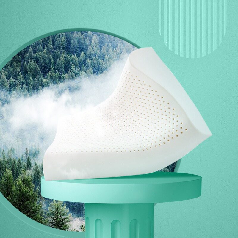 自然醒乳胶枕头泰国一对套家用天然护颈椎助睡眠专用单人记忆枕芯
