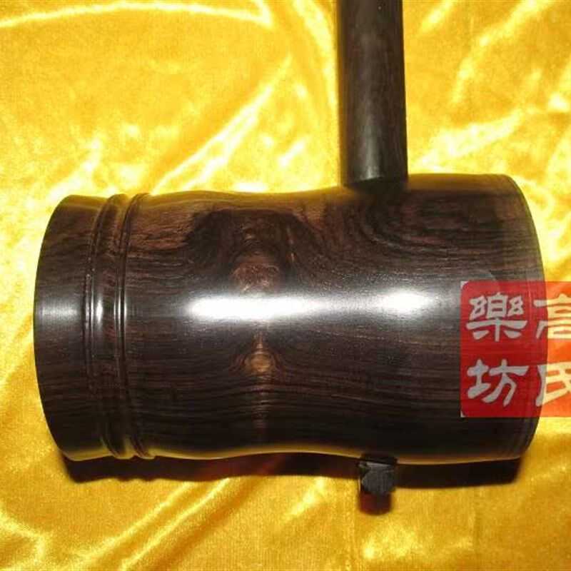 精制黑檀瑞龙广东高胡架子整筒黑檀高胡支持定做