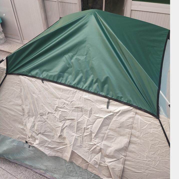 帐篷防雨顶盖配件 -4人帐篷顶盖顶布防雨防晒遮阳外罩布户外用品