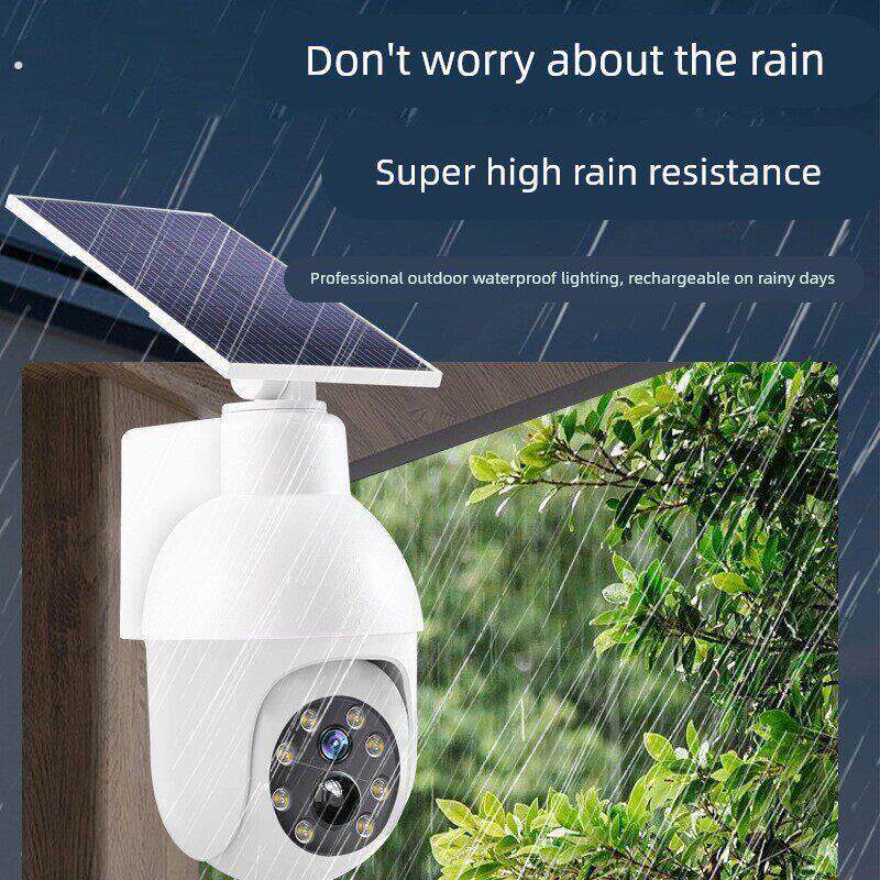 太阳能假摄像头彷真监控器灯假的模型摄影头防盗家用室外庭院路灯