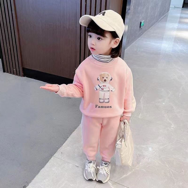 宝宝三件套冬天衣服婴儿童套装秋5女童小孩女6冬2周岁1岁半3岁多4