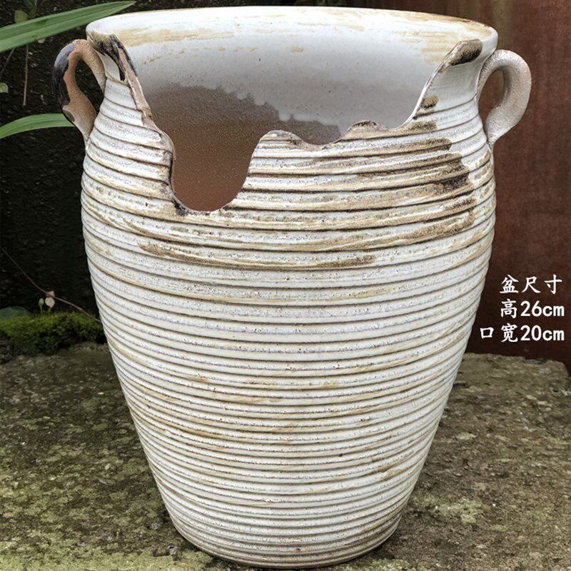 创意花盆多肉盆手工盆花卉绿植盆多肉老庄盆透气紫砂陶罐法师盆