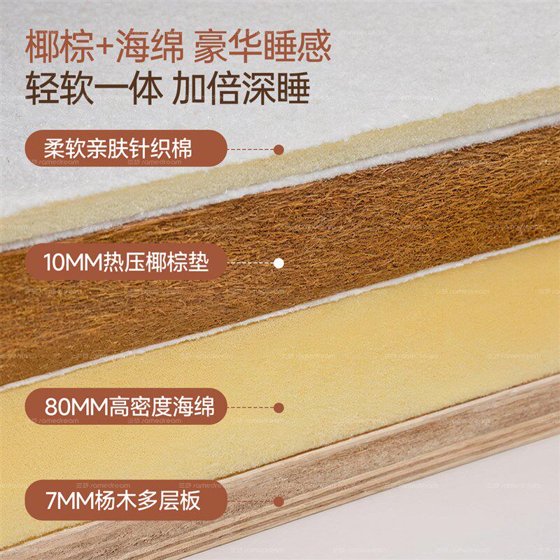 三梦折叠床家用一米二单人床酒店加床午休午睡神器成人临时陪护床