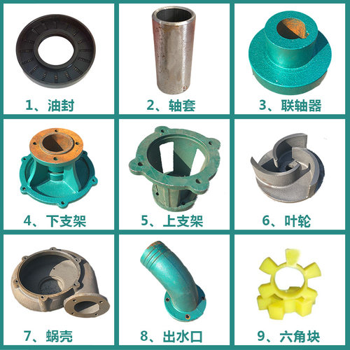 普斯永帆NL泥浆泵配件支架轴/联轴器/蜗壳/叶轮/底座/出水口/油封
