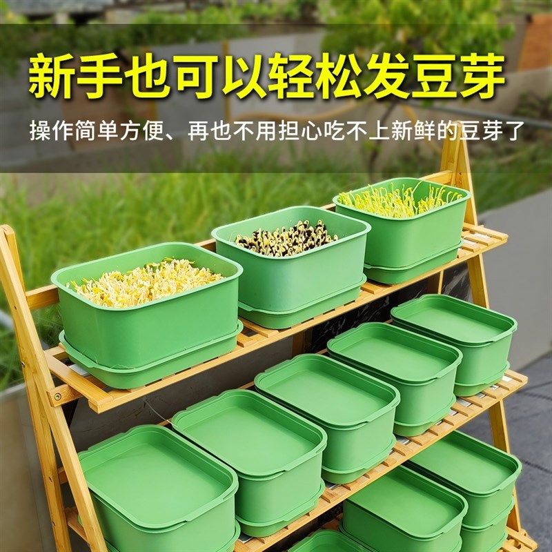 育苗盘种植发芽盆发豆芽家用豆芽机发芽盆专用神器生黄绿豆芽罐