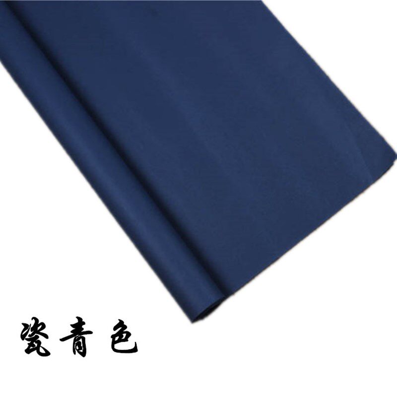 安徽宣纸纯手工四尺佛黄黑色瓷青大红黄熟宣确保不漏矾工笔画专用